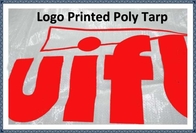 Custome  Logo Printed Tarpaulin  Printed Logo Tarp for outdoor Use