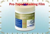 Pre-Taped Masking Film/ Plastico Con Cinta For Painting
