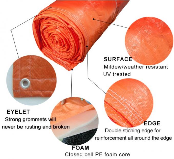 PE Foam Concrete Curing Blanket PE Insulated Concrete Curing Blanket