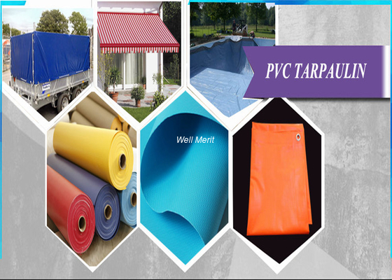 250GSM-1200GSM  Heavy Duty PVC Fabric  Polyest Vinyl Tarp  PVC Tarpaulin