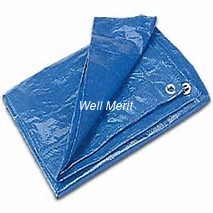 2OZ-9OZ  Pe Material   10*12ft  Polyethylene  Tarpaulin Poly Tarp For  Covering