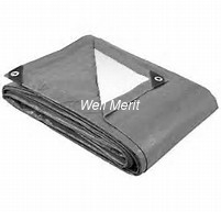 4x5M &4X6M Sheet  Silver Color Waterproof  Plastic Tarpaulin  Poly Tarp