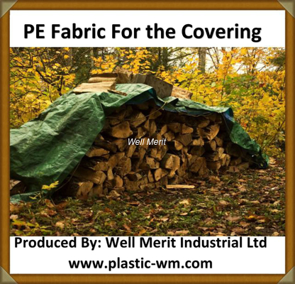 Camping Ground Cover  Pe Fabric Pe Tent Material Awning Cover Tarp Sheet