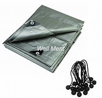 2OZ-9OZ  Pe Material   10*12ft  Polyethylene  Tarpaulin Poly Tarp For  Covering