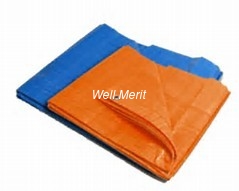 Blue /Orange Color  Super Canvas Super Lona Super Polyethylene Tarpaulin