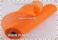 Orange Color  Square Grid Net   Square Netting Square Mesh Netting