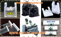 HDPE&LDPE Plastic Bags Shopping Bags Garbage Bag Bags on Roll T-shirt Bags
