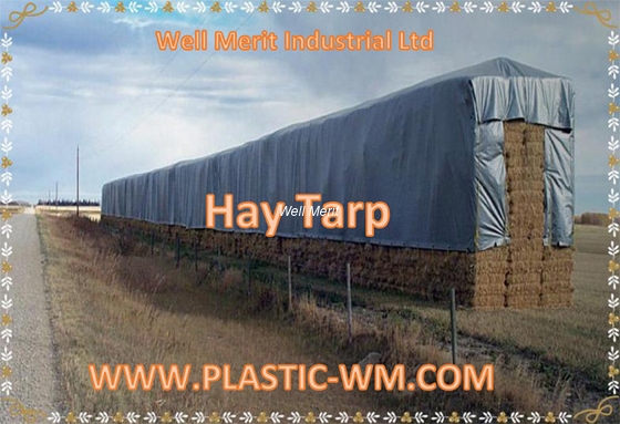 Custom Heavy Duty  Hay Tarp  Hay Tarpaulin Hay Cover Tarpaulin Hay Bale Tarp