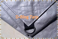 Waterproof D-ring Tie Down PE Material  Tarp Poly Tarp With D-ring