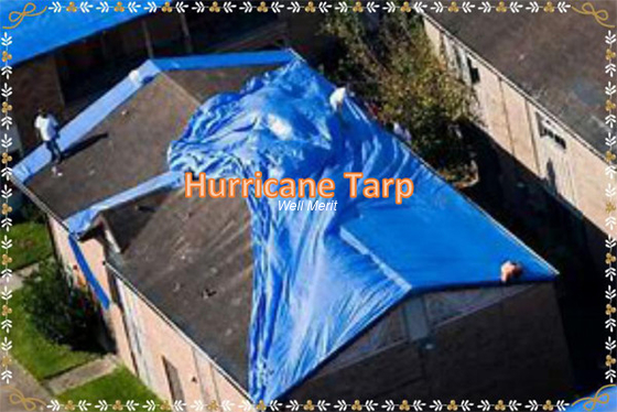 Waterproof Roofing Blue  Tarps  Hurricane Tarps Cover Multi-purpose  Poly Tarps