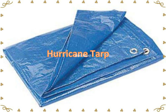 Waterproof Roofing Blue  Tarps  Hurricane Tarps Cover Multi-purpose  Poly Tarps