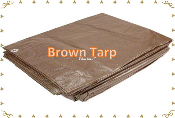 Stripe Color Poly Tarp Brown Tarp Yellow Tarp Orange Tarp With Grommets