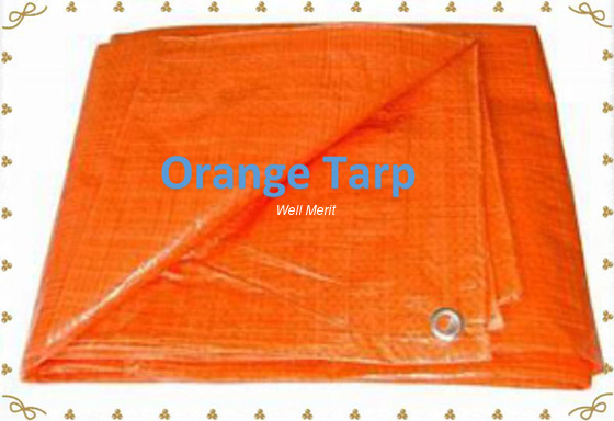 Stripe Color Poly Tarp Brown Tarp Yellow Tarp Orange Tarp With Grommets