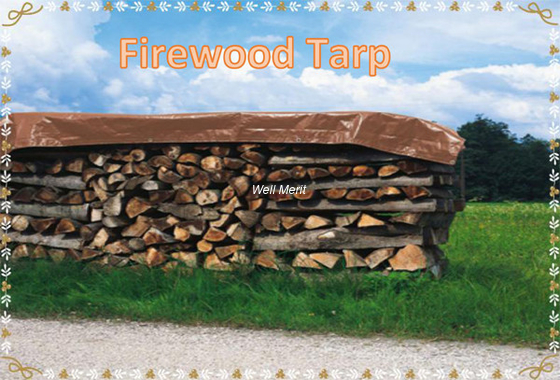 Waterproof  Firewood Tarpaulin  Firwood Tarp Outerdoor Cover Tarp