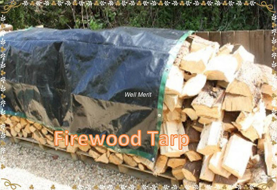 Waterproof  Firewood Tarpaulin  Firwood Tarp Outerdoor Cover Tarp