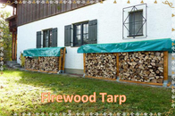 Waterproof  Firewood Tarpaulin  Firwood Tarp Outerdoor Cover Tarp
