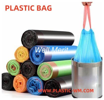 Black Color Garbage Bags/Bolsas De Basura on Roll