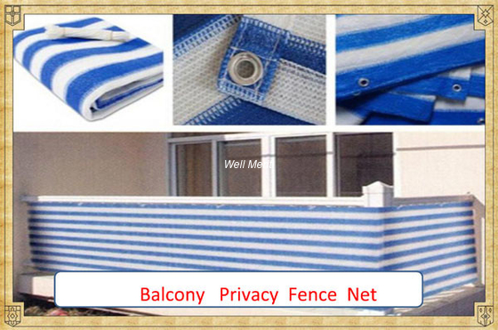 Blue/White Balcony Net Balcony Screen Privacy Protection Screen Net