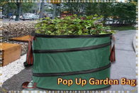 Reusable Gardenging Bags  Plant Bag Leaf Bag  Pop up Garden Bag