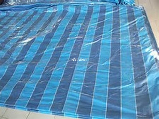 HDPE Stripe Tarpaulin Stripe Tarp   Stripe  waterproof  Tarpaulin sheet