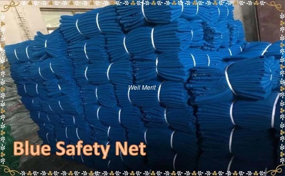 Green/Blue/Orange Color Construction Safety Net Raschel Net  for Asian Market