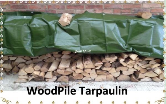 FireWood Tarp  /WoodPile Tarpaulin Cover/ Plastic Tarpaulin For Firewood