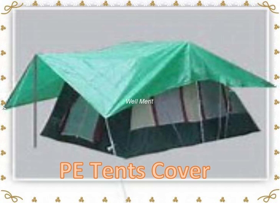 Camping Ground Cover  Pe Fabric Pe Tent Material Awning Cover Tarp Sheet