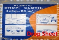 Plastic Drop Sheet/ Cover/Sheet /Drop Cloth For EU and USA Market