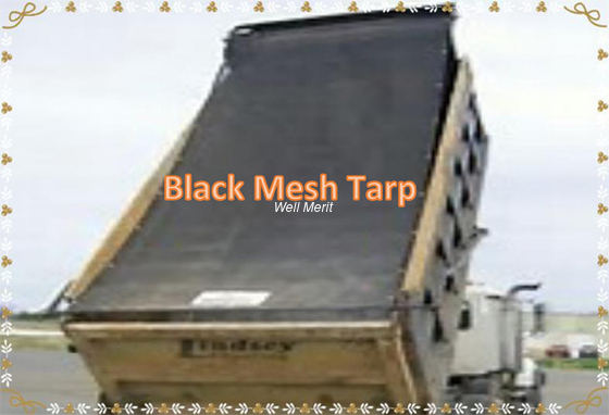 Black Mesh Tarp /  Mesh  Truck Tarps  /Traier  Mesh Tarp