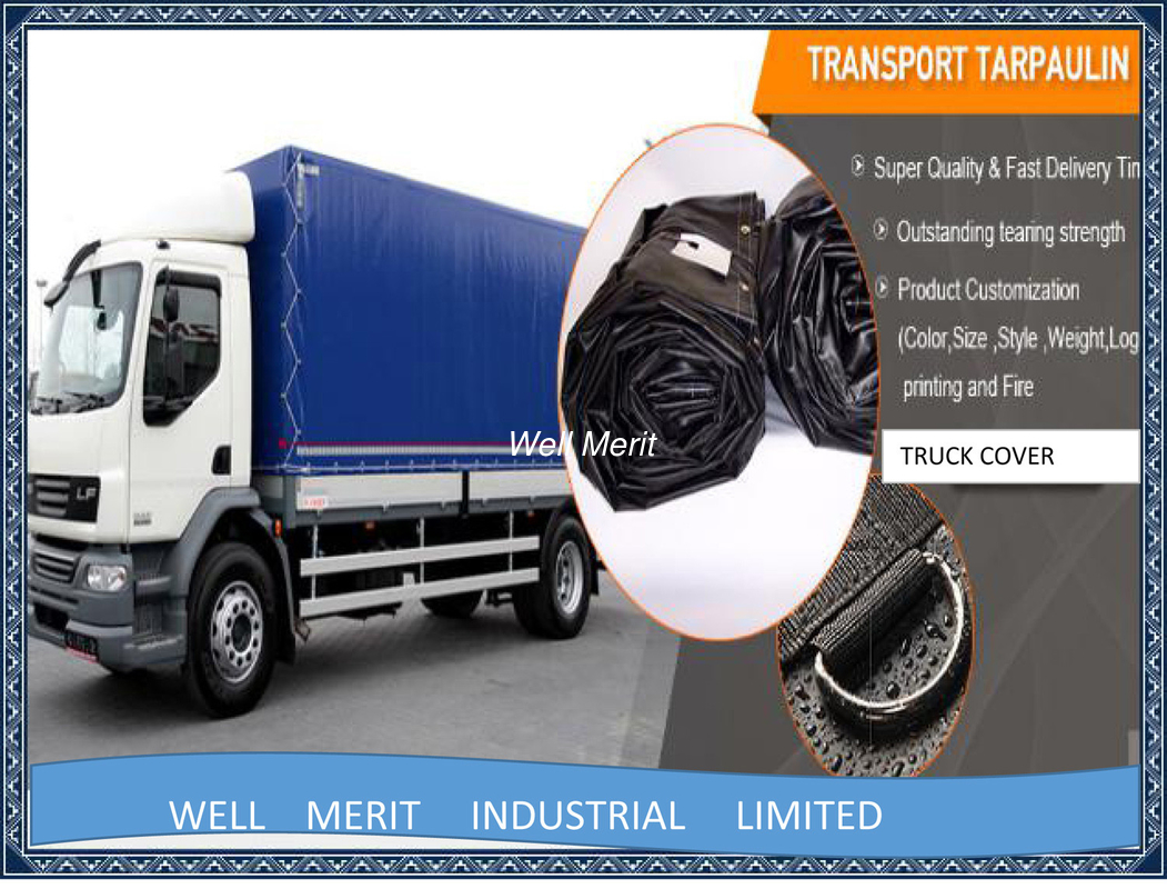 250gsm-1000gsm PVC Material  Coated/Laminated  Tarpaulin For Truck Cover