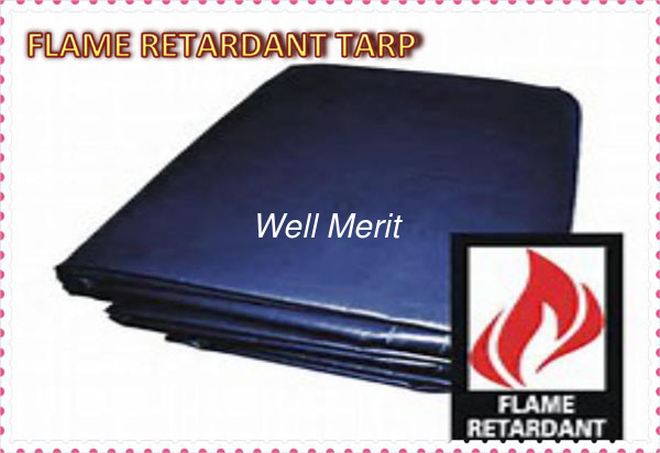 Flame Retardant PVC Coated  Tarpaulin Vinyl Tarp PVC Mesh Polyester Tarp