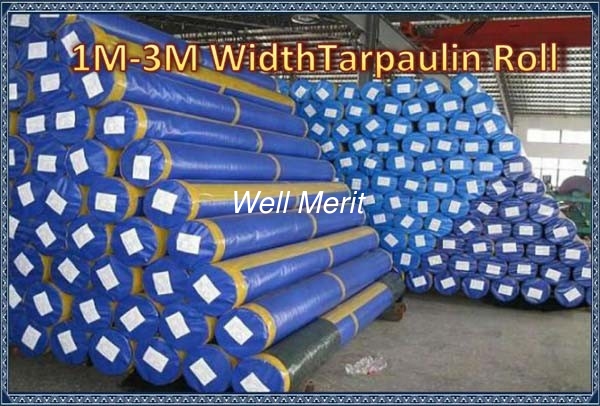 1M-3M Width  PVC Fabric PE Fabric PVC  Tarpaulin Fabric PE Tarpaulin Roll