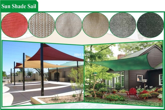 Outdoor Garden Patio Awning Cover Shadow Net Sun Shade Sail